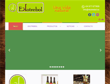 Tablet Screenshot of ekotrebol.es